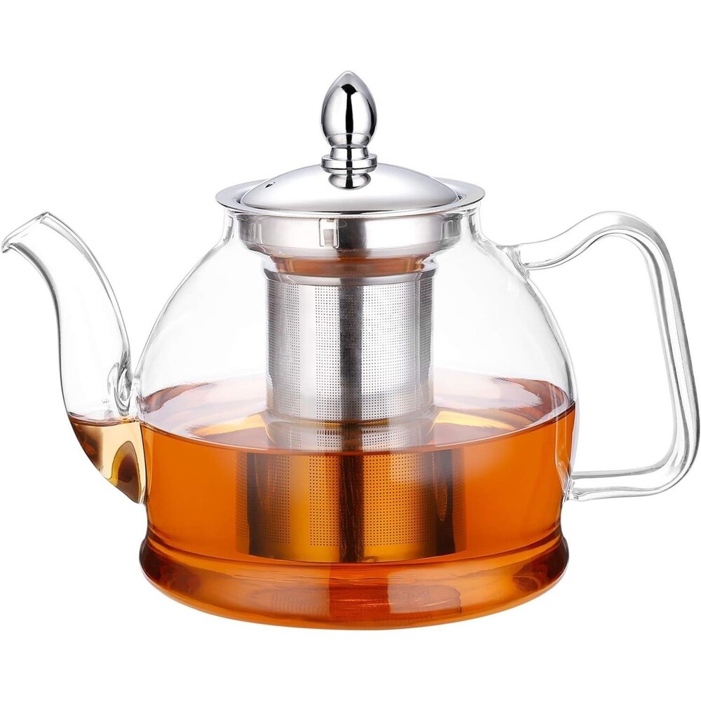 HIWARE Glass Teapot with Infuser - 1000ml